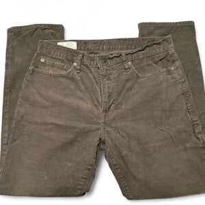 GAP Men’s Grey Corduroy Pants – 32x30 Straight GapFlex